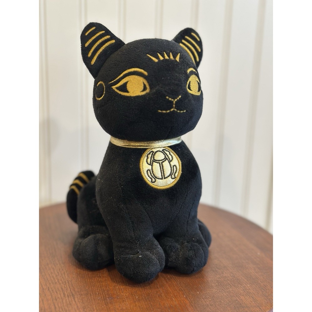 Summit Collection - Black and Gold Egyptian Bastet Cat Plush